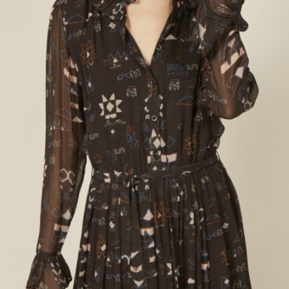 Antik Batik Maxi Long Sleeve Dress - Picture 2 of 2